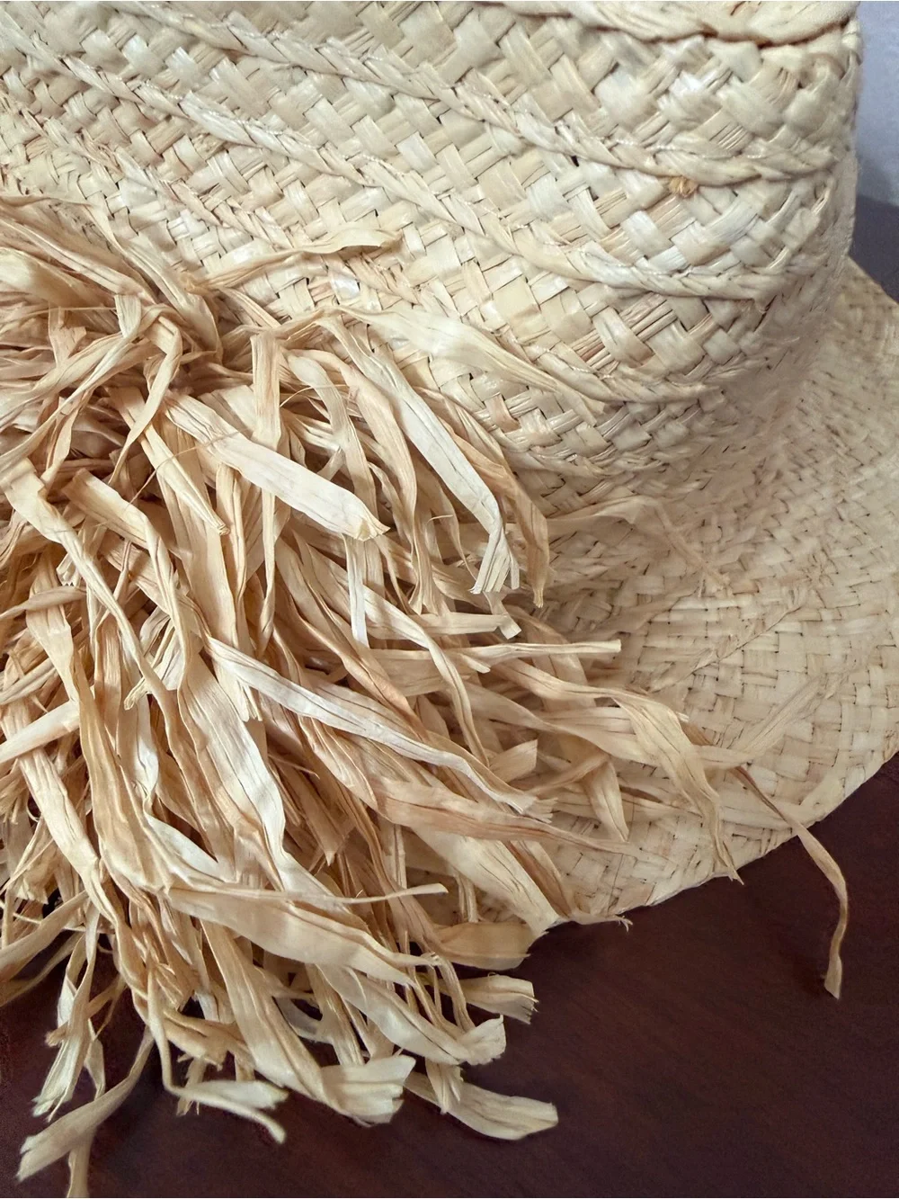 Women’s Straw Raffia Sun Hat - Natural